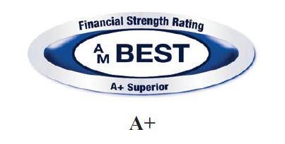 Image of AM Best Financial Strength A+ Rating